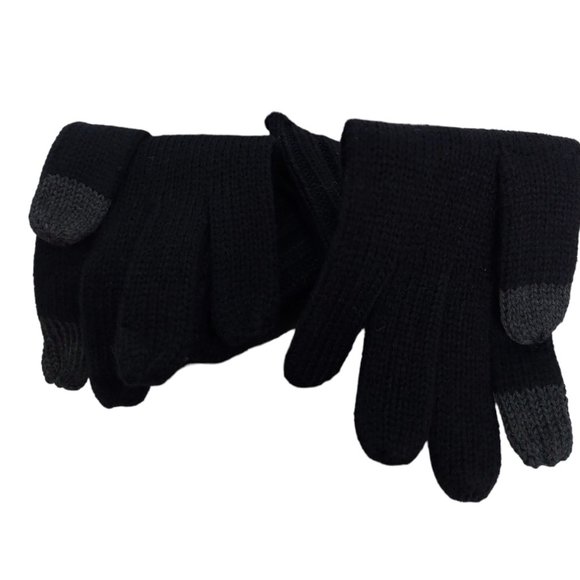 Michael Kors Black Knit Gloves NWT - Picture 5 of 5
